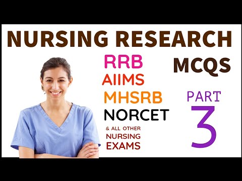 Nursing research and statistics important questions 2024 staff nurse exam MHSRB part 3