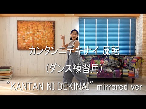 mirrored Dance video "KANTAN NI DEKINAI(I can't do it easy）"