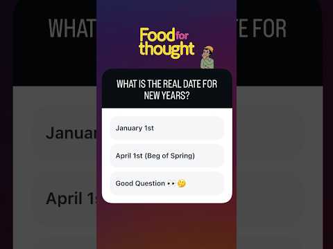 What is the real Date for New Years??? 🤔🤔 #explore #viral #foryou #shorts #foodforthought