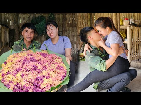 How to cook sticky rice - Create many different beautiful colors - Linh's Life