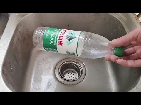 I just found out today that you must put a plastic bottle on the sink. It will be useful if you kn