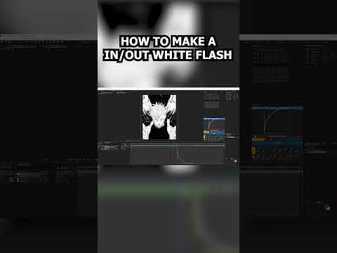 HOW TO: Make a WHITE FLASH TRANSITION - After Effects