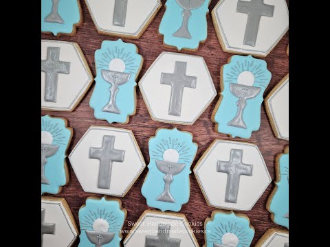 Making First Communion Cookies