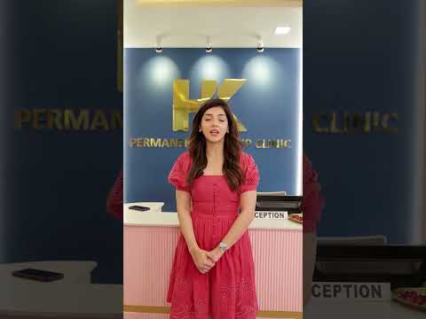 Heroine Mehreen about hk permanent makeup clinic part 1