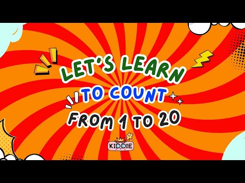 🎵🎧 Catchy and Simple Counting Song for Kids 🎵: count 1 to 20 in english ✎