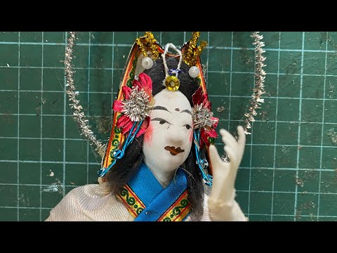 Master Craftsman FRANCIS TAN | 紙紮觀音菩薩 | GUAN YIN EFFIGY nips,tucks & skirt folds |Artisan Series 紙紮品