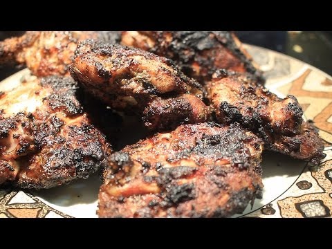 Jamaican Jerk Chicken Texas Style ~ SPicY  BBQ