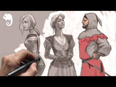 90MAC Life Drawing Class - MEDIEVAL TIMES