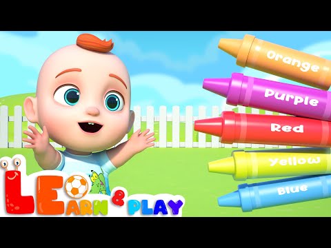 Leo Plays With Crayon Surprises! | Learning Video for Toddlers | Learn & Play with Leo