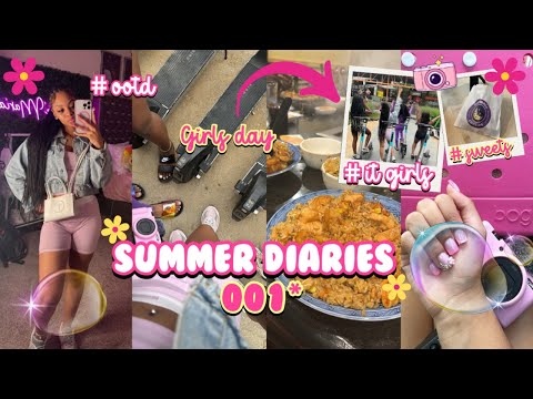 SUMMER DIARIES 001 🌸☀️| maintenance, grwm, girls day, insomnia cookies || Ra’Mariah Alexia