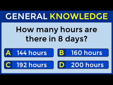 How Good Is Your General Knowledge? Take This 30-question Quiz To Find Out! #challenge 69