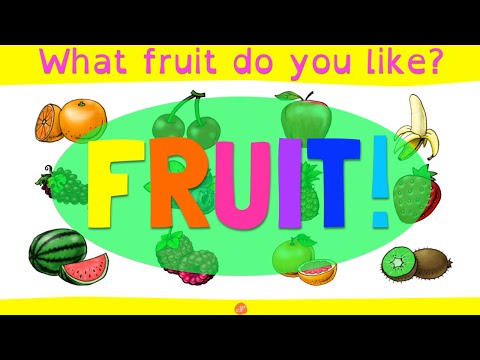 Learn 12 Fruits - What Fruit Do You Like? - Pattern Practice For Kids By ELF Learning