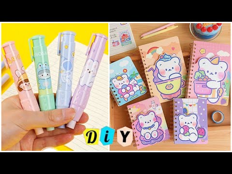 DIY Cute Stationery 😍💞| How to make Cute Stationery at home | Easy School Supplies