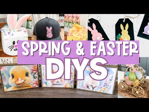 Beautiful Spring & Easter DIY Decor Ideas!  Decorating on a budget!