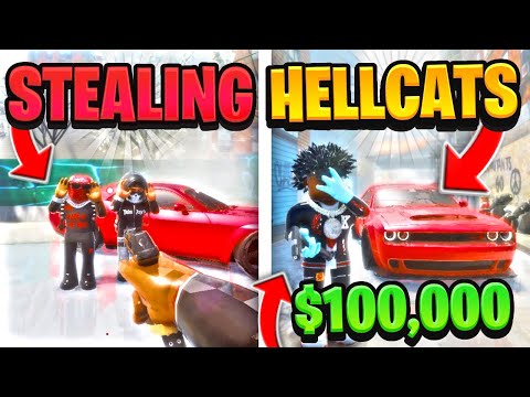 I STOLE HELLCATS AND SOLD THEM TO GET RICH IN THIS ROBLOX BRONX HOOD GAME