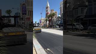 Las Vegas Strip Formula 1 Road Paving Construction Project | F1 Grand Prix Las Vegas #shorts