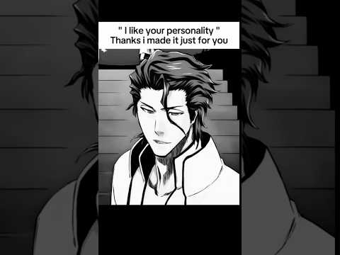 Aizen’s personality #bleach #aizen #manhwa #edit #bleachedit #ichigo #bleachanime #edit