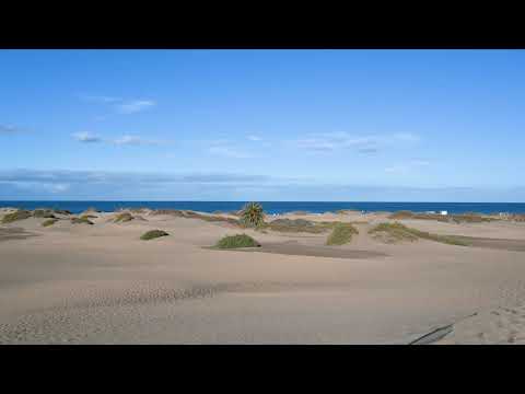 4hrs test footage Desierto con océano - Paisaje relajante sin sonido