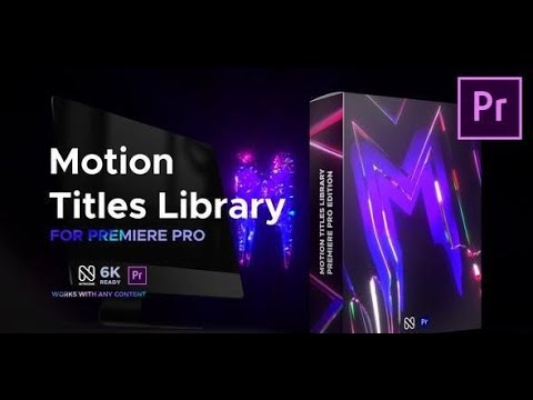 Free Motion Titles Template   For Premiere Pro 2023