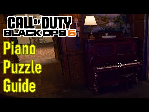 Black Ops 6 piano puzzle guide / walkthrough, blacklight and campaign piano code