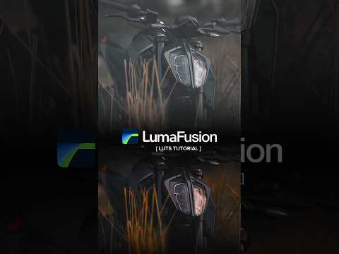 Lumafusion tutorial - Free luts pack 📁🌹 #phonk #lumafusion #shorts #remix