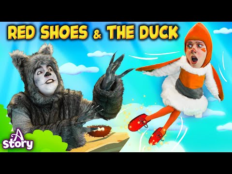 Red Shoes and The Duck | Bedtime Stories for Kids in English | Fairy Tales |