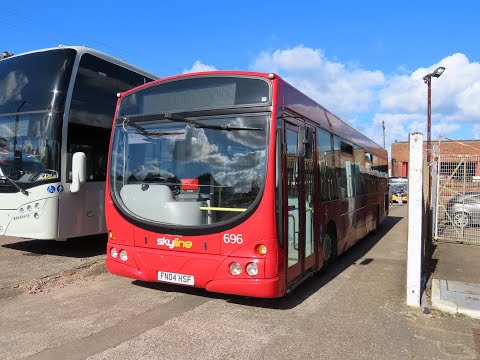 Preserved Trent Barton / High Peak - Scania Wright Solar 696 (FN04 HSF) ride (NHVC)