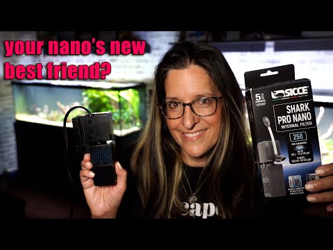 The BEST Nano Tank Filter?? | Sicce Shark Pro 250 Internal Canister Filter Review