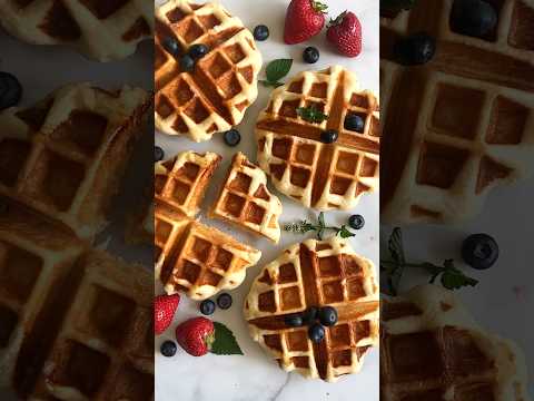 Belgian Liege Waffles (BEST Waffles Ever)