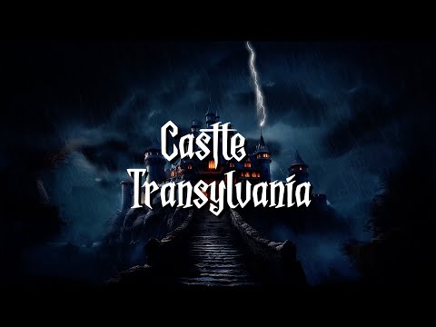 🦇 CASTLE TRANSYLVANIA! 🦇 | 8 hrs of Storm and Rain Ambience by the Gates to Dracula's Castle!