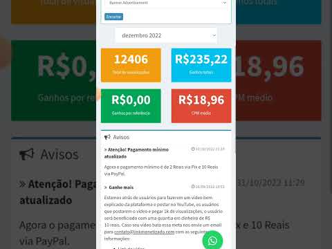 Novo Melhor Encurtador de Link Para Ganhar Dinheiro | LinkMonetizado (2025 FUNCIONANDO)