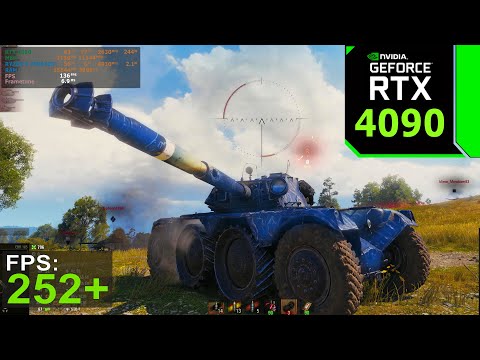 World of Tanks : RTX 4090 24GB - 16k DMG EBR 105 Spotting - (4k MAX Ultra Settings)