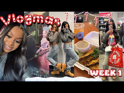 VLOGMAS WEEK 1 ❄️ | maintenance, photoshoot, thanksgiving, shopping || Ra’Mariah Alexia