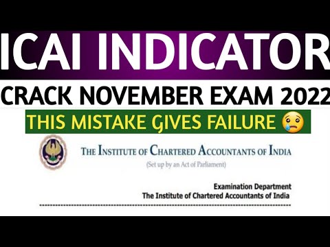 |CRACK CA November Exam 2022| Most Common Mistake In Exam|