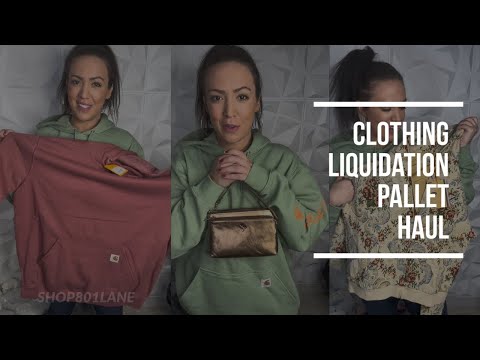 Clothing Liquidation Pallet Haul 🛍️✨📦