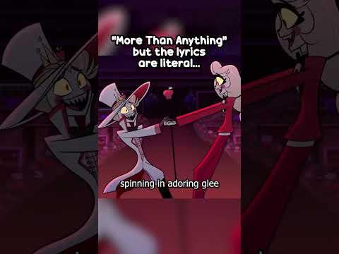 I sang Hazbin Hotel's "More Than Anything" but the lyrics are literal 💀💀💀 #shorts