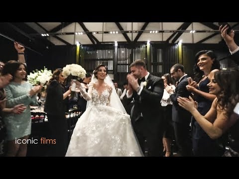 Lebanese Bride and Italian Groom Entry to Lebanese Zaffet!