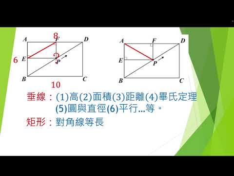 112年會考選擇題第23題：垂直與距離問題(介壽國中張耀文老師)