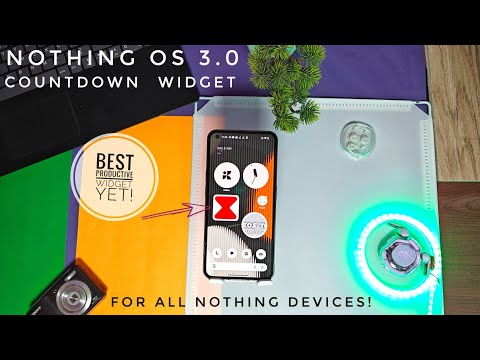 Nothing OS 3.0 countdown widget for all nothing devices