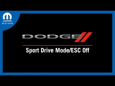 Sport Drive Mode/ESC Off | How To | 2025 Dodge Hornet and Hornet PHEV