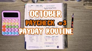 $1773 Payday Routine | $517 Cash Stuffing | #budgetwithme #savings #budget #payday #trending