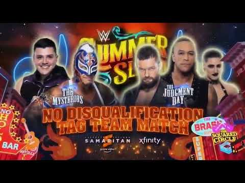 WWE Summerslam 2022 Match Card