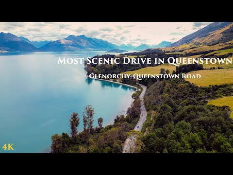 Glenorchy Queenstown Road From The Air 4K 2024 | The Most Scenic Drive | Drone New Zealand