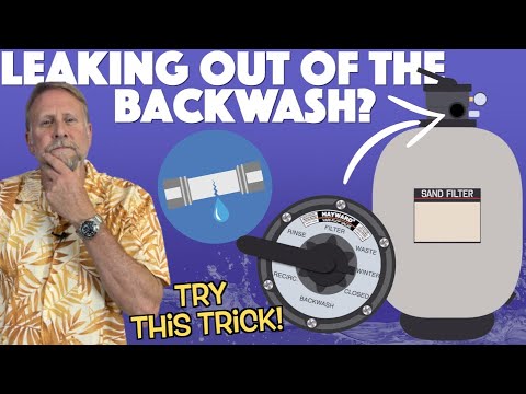 Leaking Out of the Backwash? | Prevent Water Loss With This Trick!