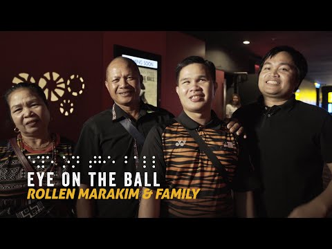 Blind footballer, Rollen Marakim calls on Malaysians to watch EYE ON THE BALL