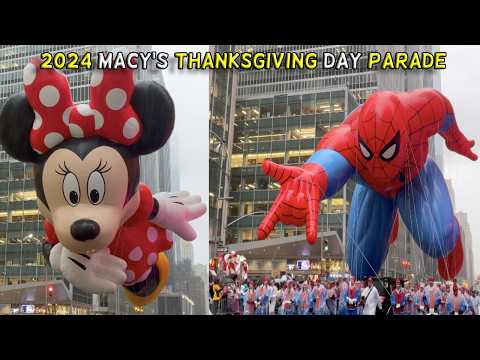 RAINY ⭐️ Macy's  🦃 THANKSGIVING Day Parade 2024 | Full [4K]