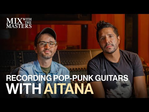 Andrés Torres and Mauricio Rengifo recording pop-punk guitars for Aitana | Sneak Peek