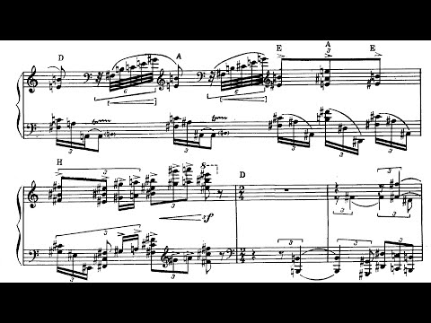 Nikolai Roslavets - Piano Sonata No. 2 (1916) [Score-Video]