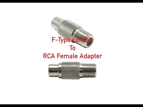 F-Type Female to RCA Female Adapter P#887