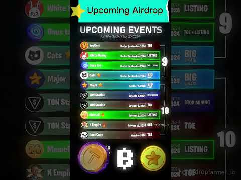 Upcoming Airdrop in October part 2 #airdrop #telegram #blum #hotwallet